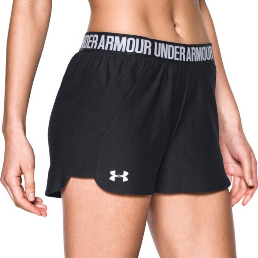 Women's Black Athletic Shorts